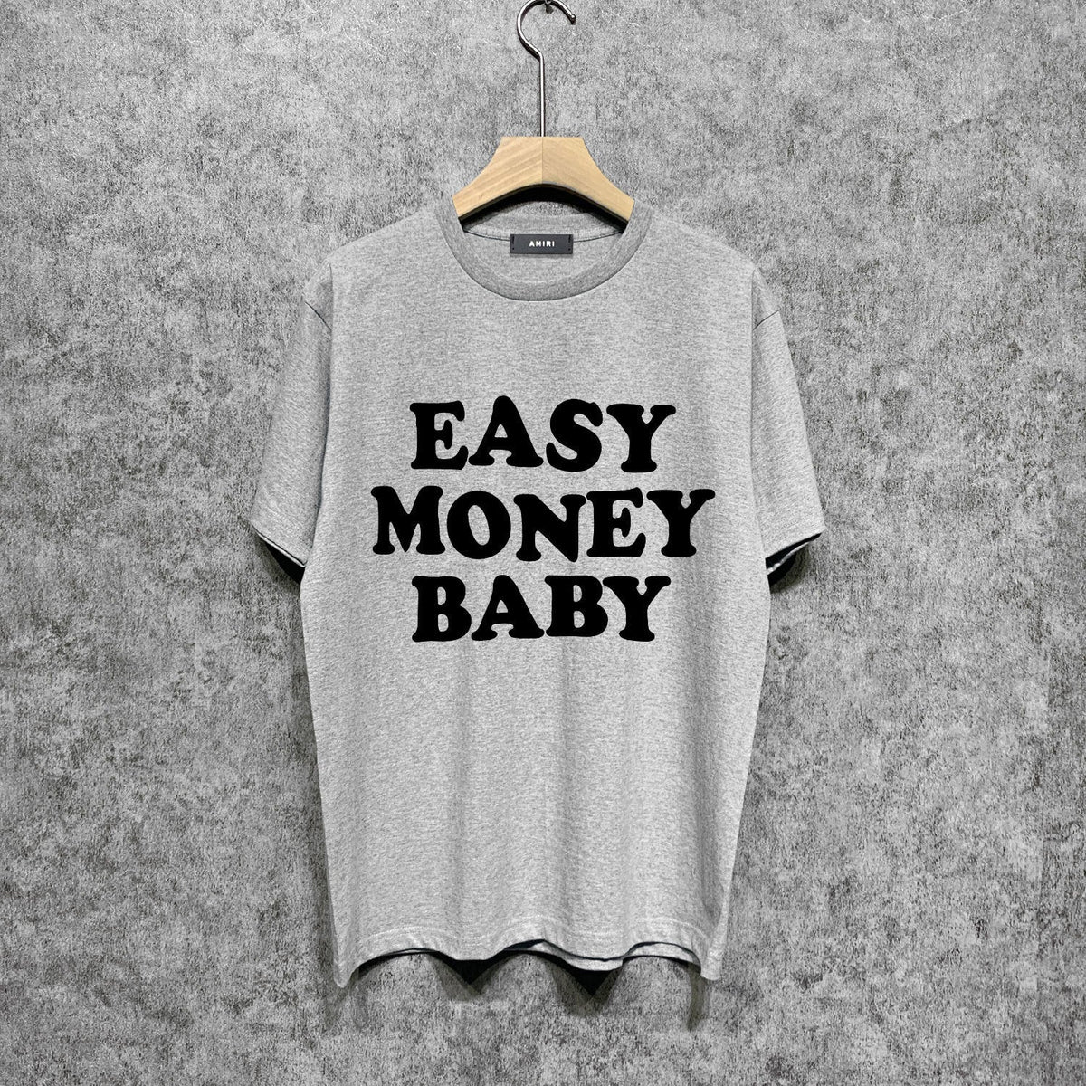 Amiri t shirts letterprinting short sleeves