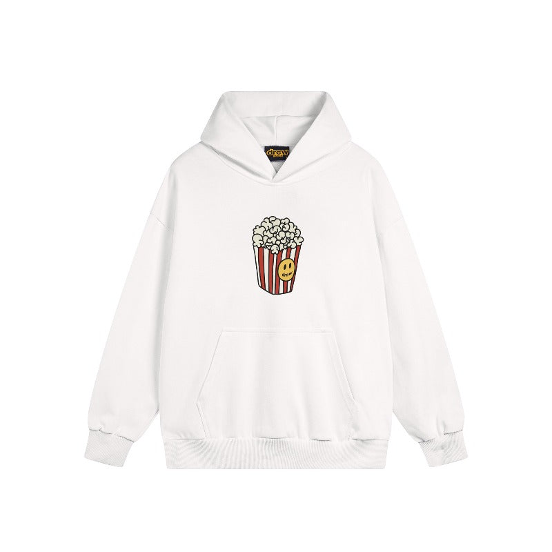 Drew house hoodie fall and winter d@ew cartoon series pattern pullover hooded sweatshirt