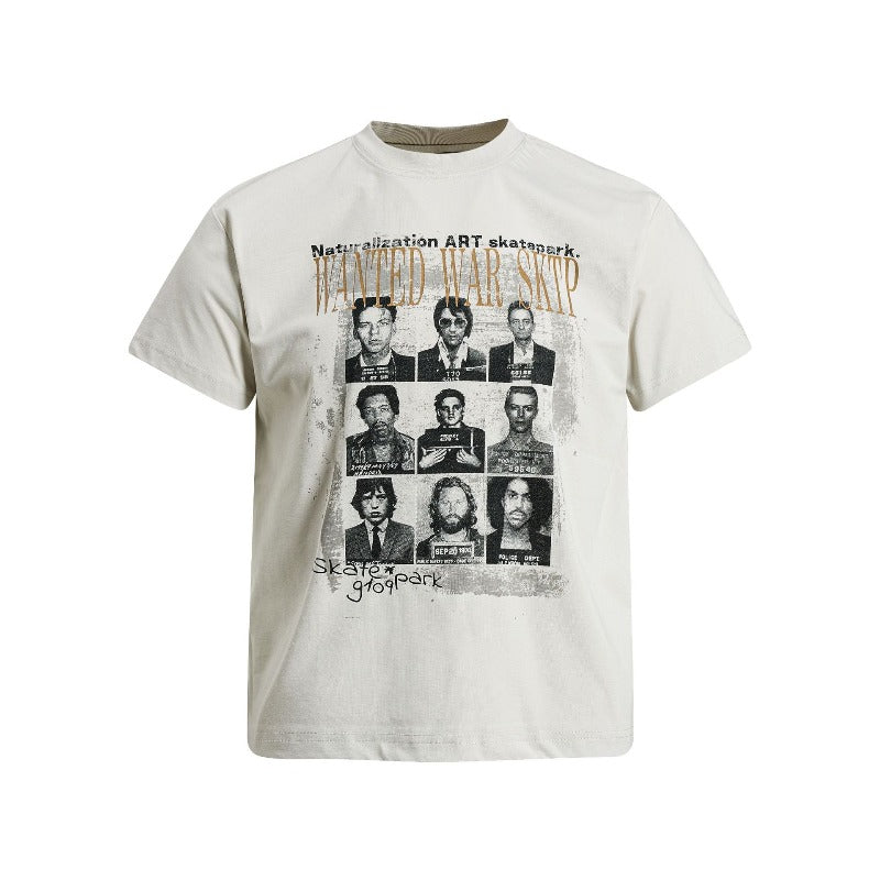 Men's t-shirt - american retro unisex solona cool-touch graphic design - men's high street slim fit short sleeve tee