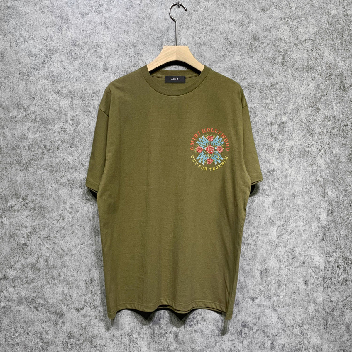 Amiri t shirts floral print short sleeve