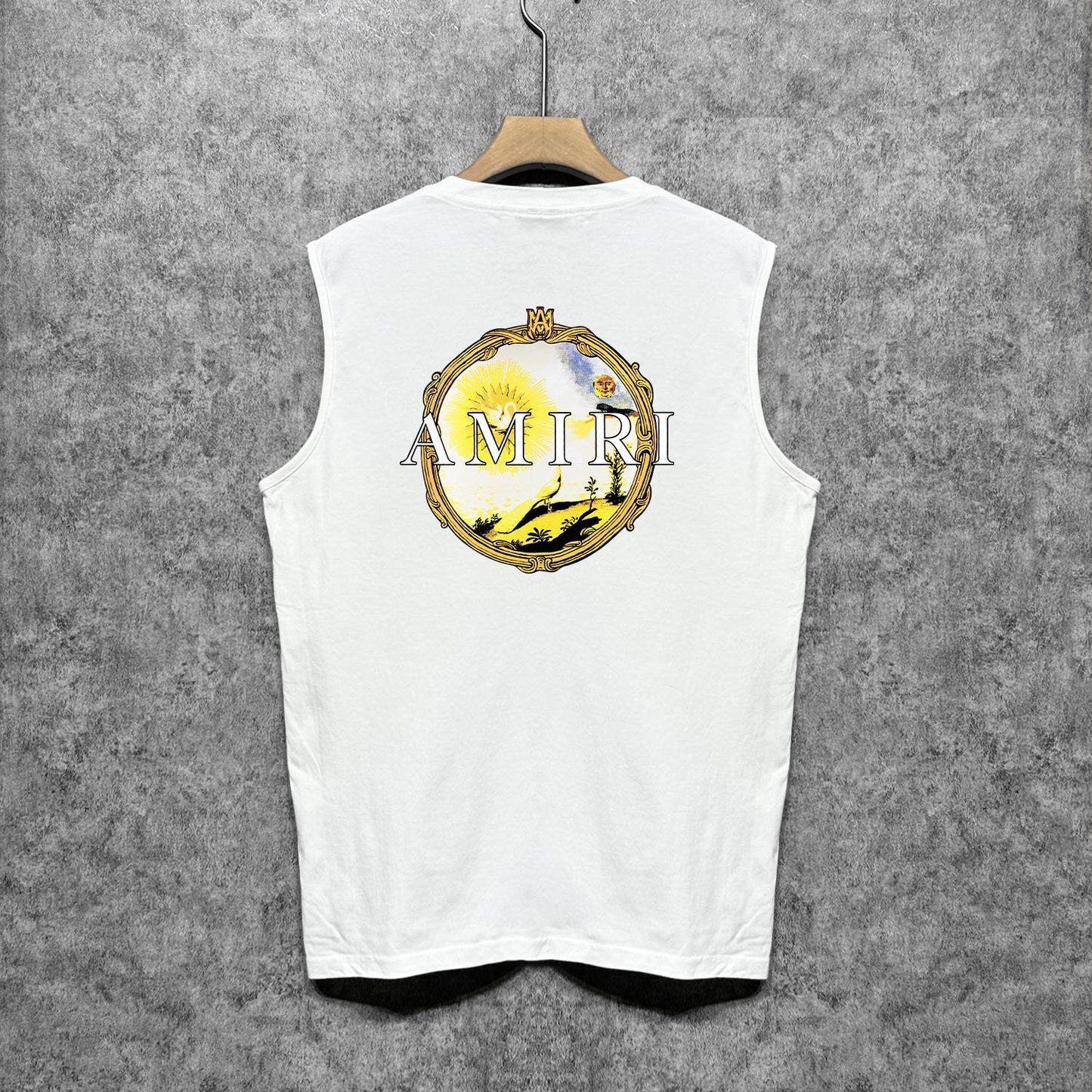 Amiri tank top magic mirror printing