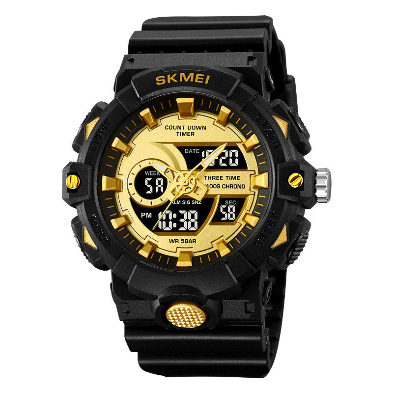 Analog-Digital Watch Outdoor Sports Waterproof Electronic Watch