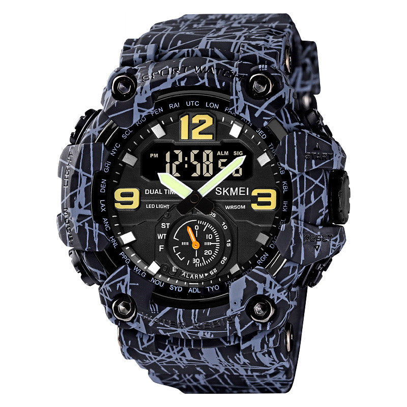 Analog-Digital Watch Outdoor Sports Waterproof Electronic Watch