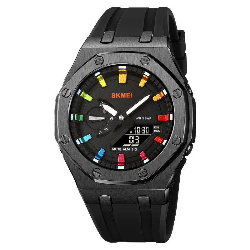 Analog-Digital Watch Outdoor Sports Waterproof Men's Watch