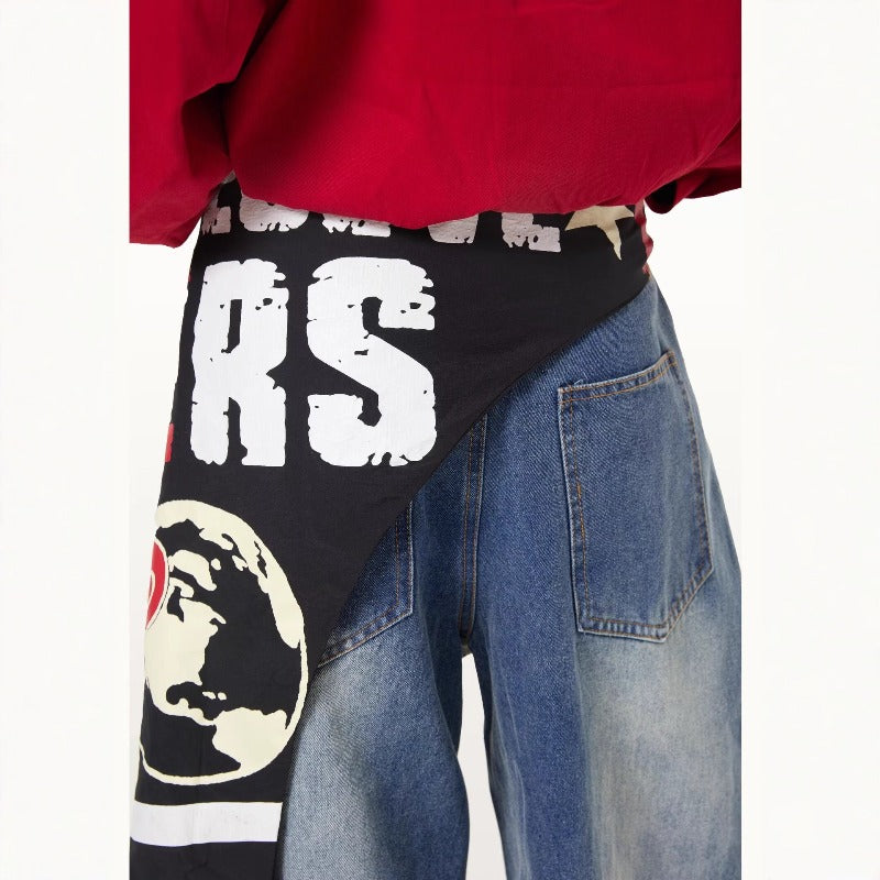 Women jeans retro women loose