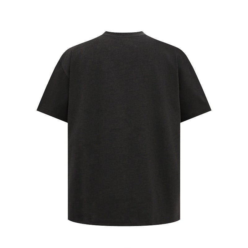 Men's t-shirt - american streetwear style, summer unisex, premium logo letter design, men's loose fit short sleeve tee