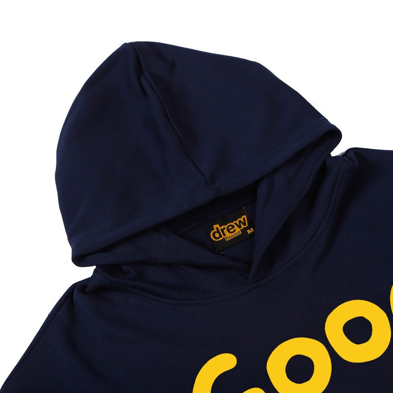 Drew house hoodie fall and winter d@ew cartoon smiley letter pattern hooded sweatshirt
