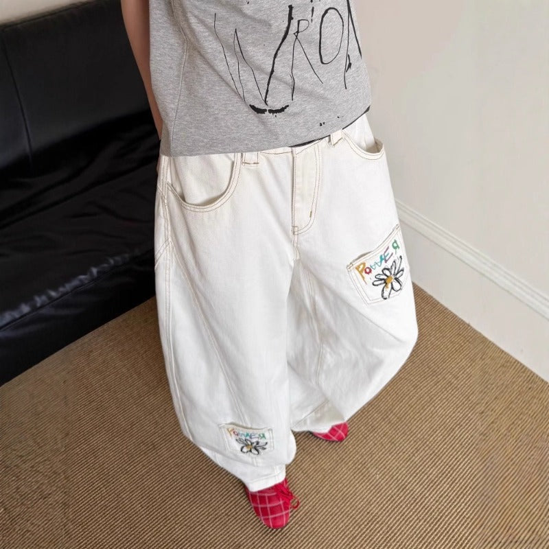 Women jeans retro women's versatile
