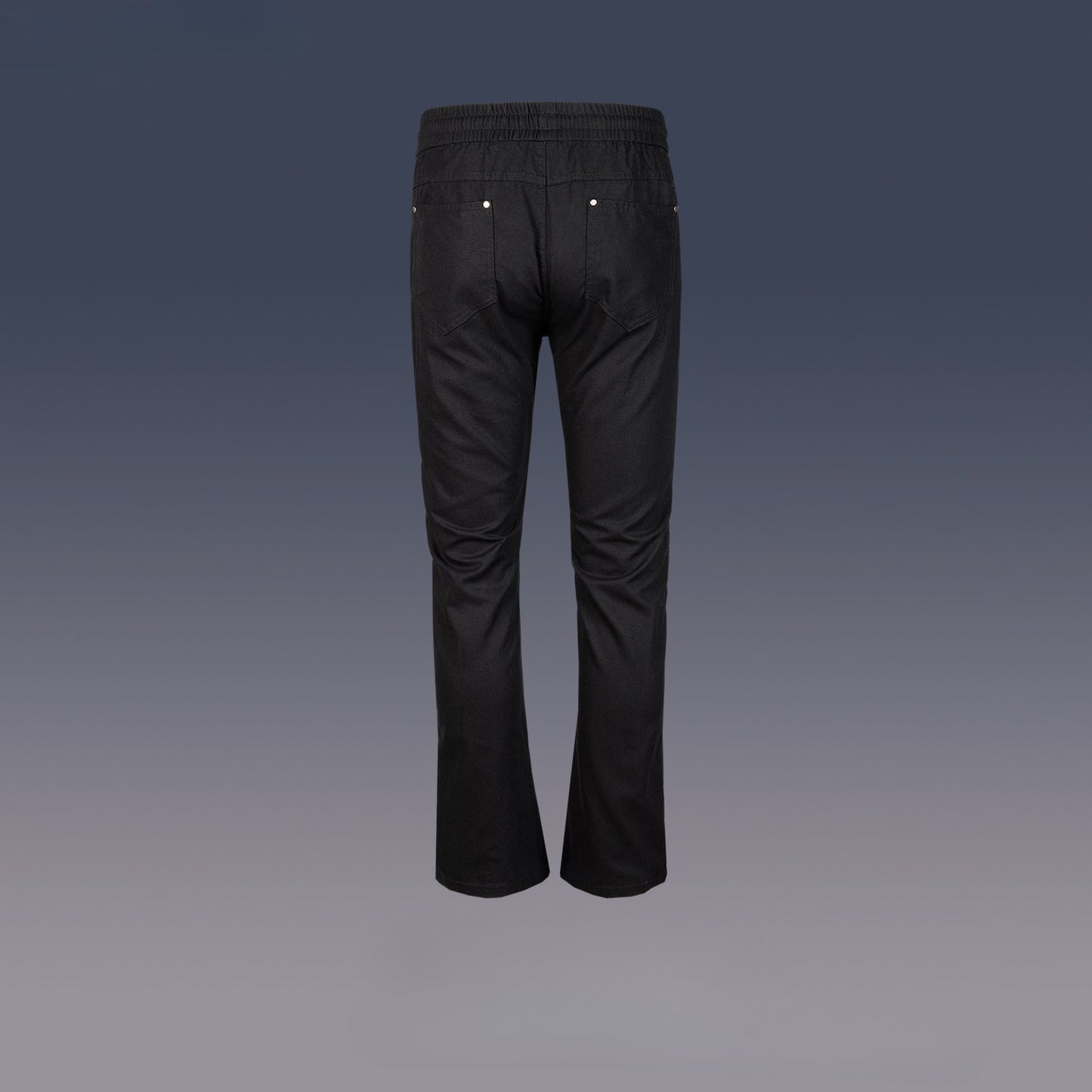 MIJKO Mens Vintage Pants MIJKO Splicing Flared Trousers Casual Pants