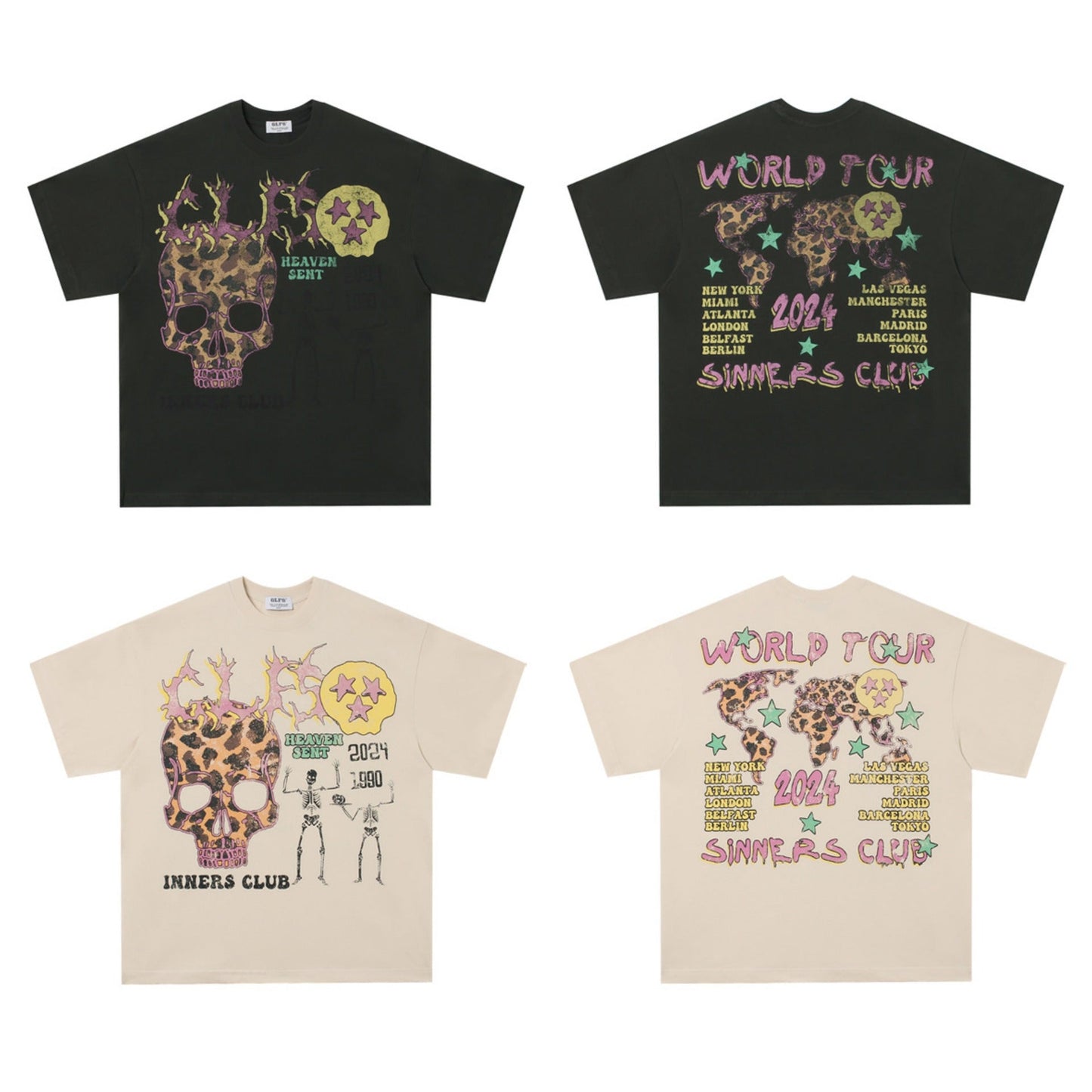 Unisex T-shirts Summer Men's Loose Short Sleeve T-Shirt