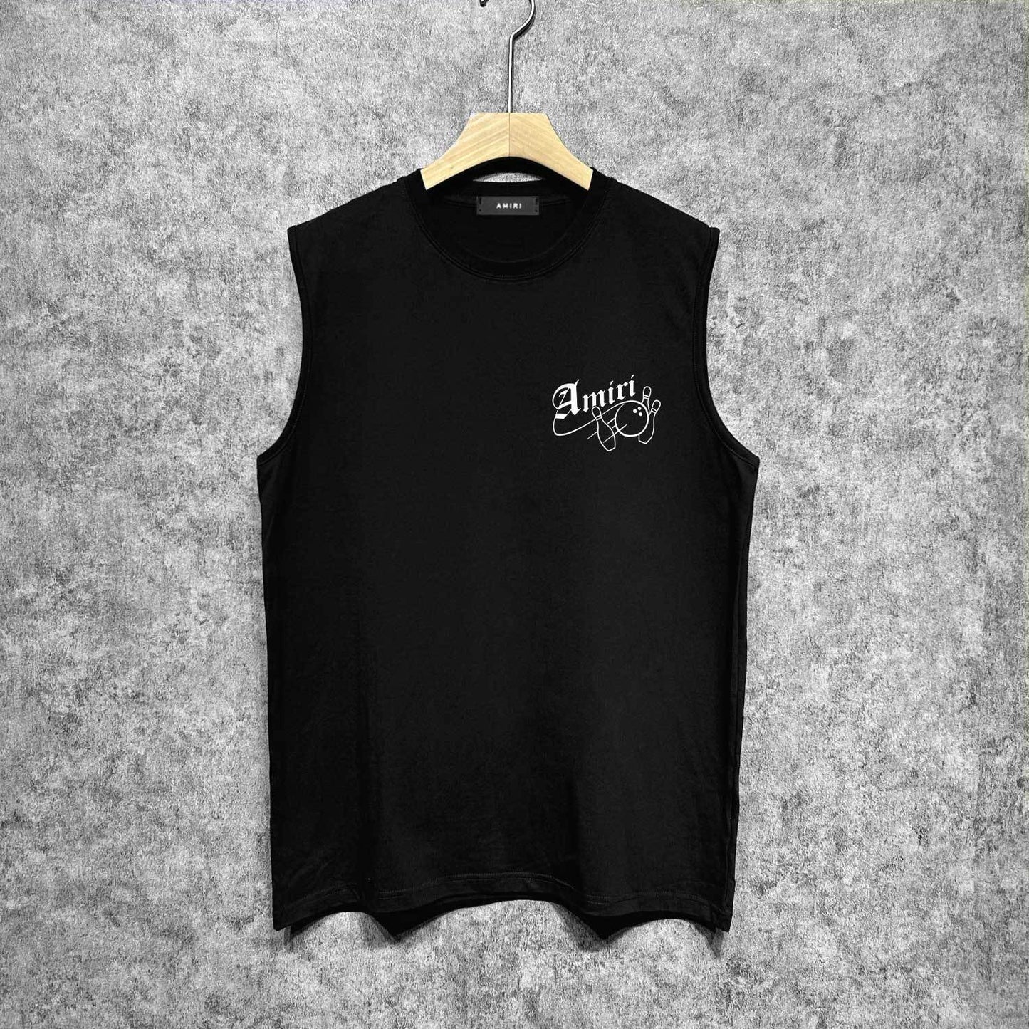 Amiri tank top bowling print